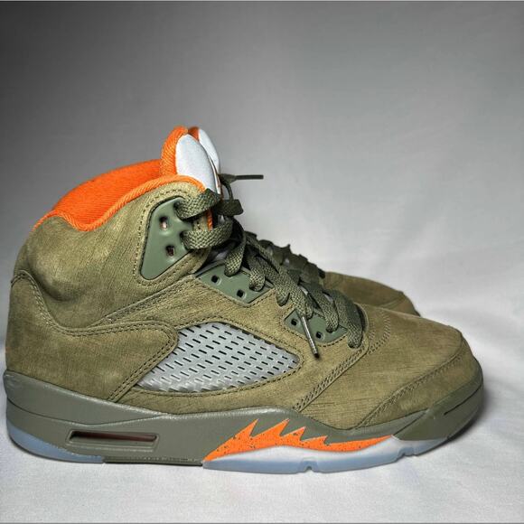 Size 8 - Nike Air Jordan 5 Retro Olive 2024Men\'s Shoes Ships Now